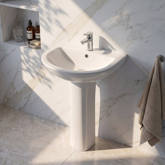 Fairford Sierra 560mm Basin and Pedestal