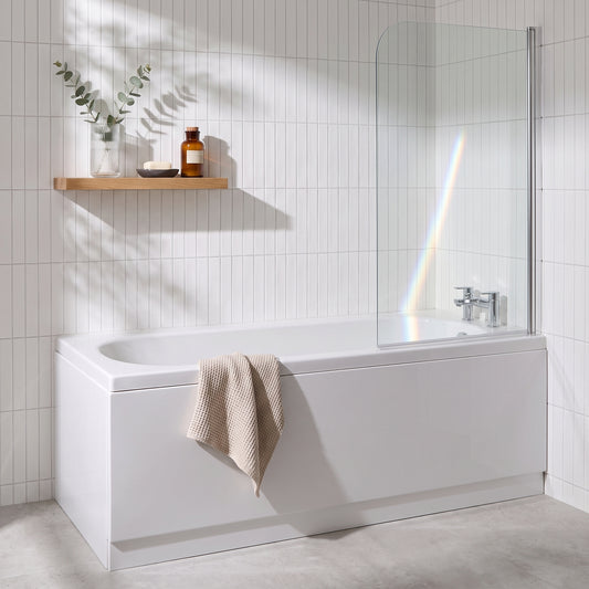 1500 x 700mm Steel Bath, 2TH