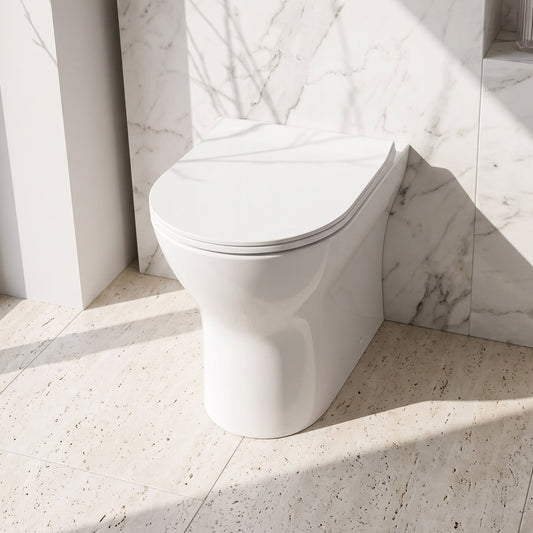 Fairford Sierra Back To Wall Toilet with Sandwich Seat
