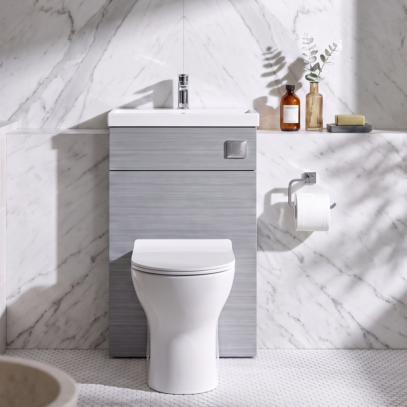 Fairford Aspri 2 500mm Anthracite WC Unit