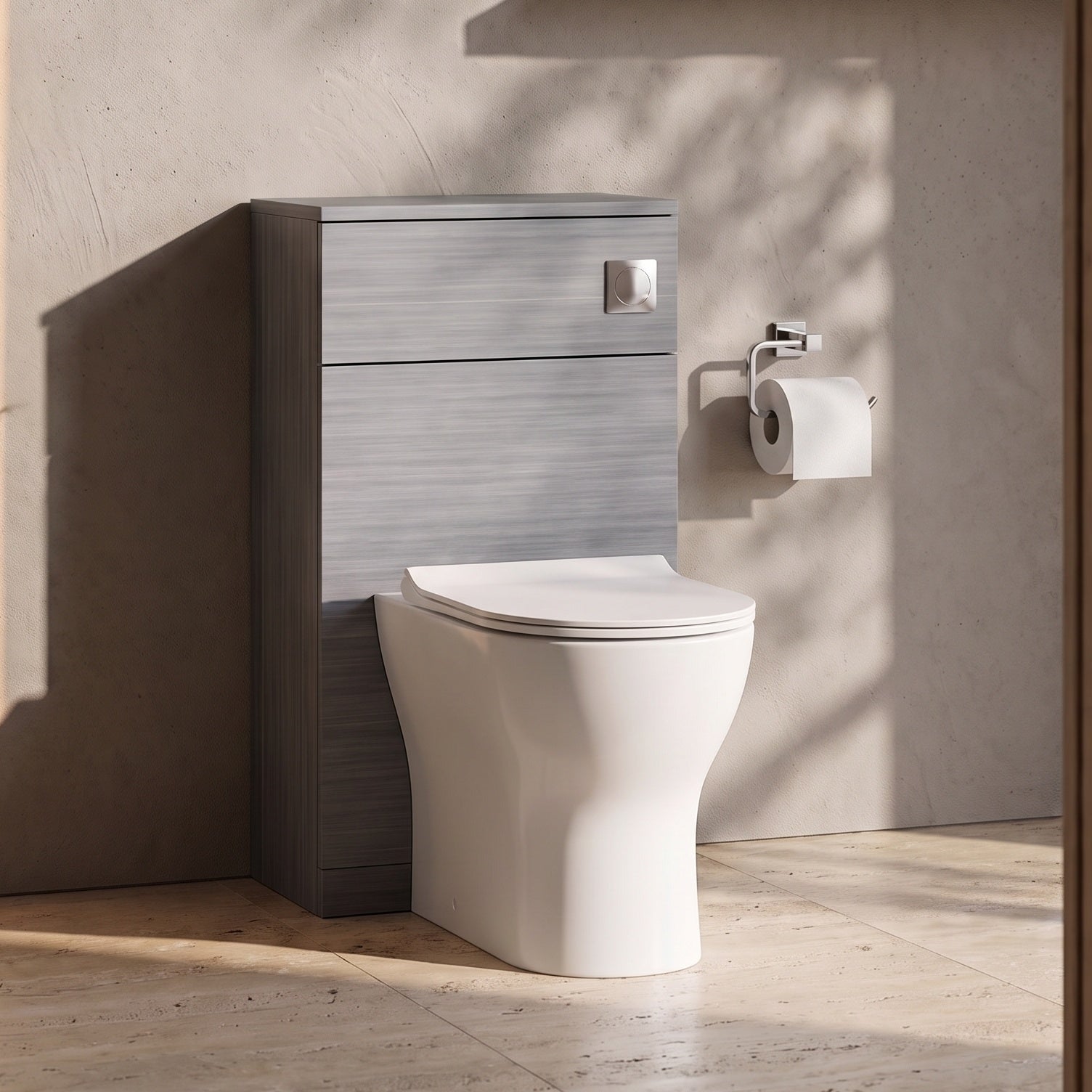 Fairford Aspri 2 500mm Anthracite WC Unit