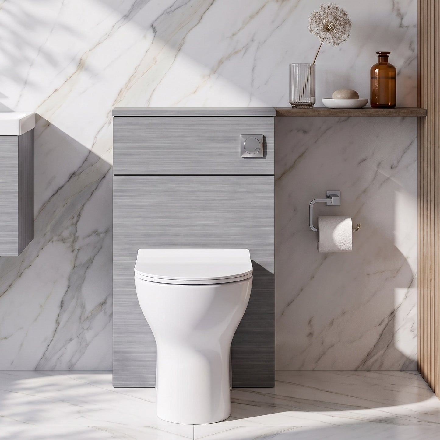 Fairford Aspri 2 500mm Anthracite WC Unit