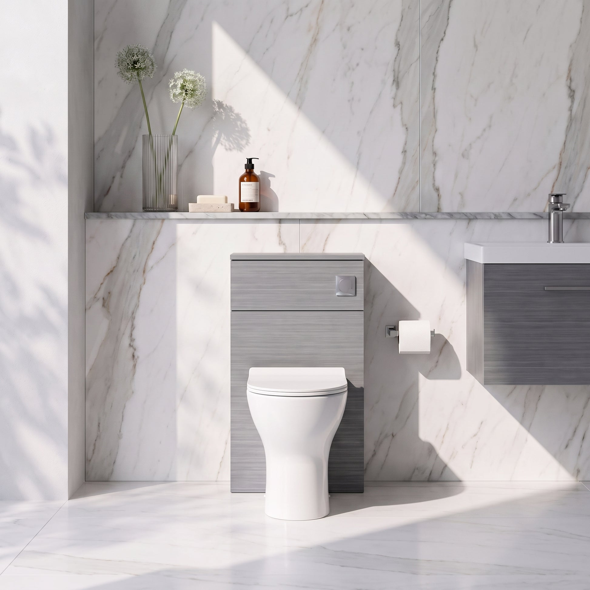 Fairford Aspri 2 500mm Anthracite WC Unit