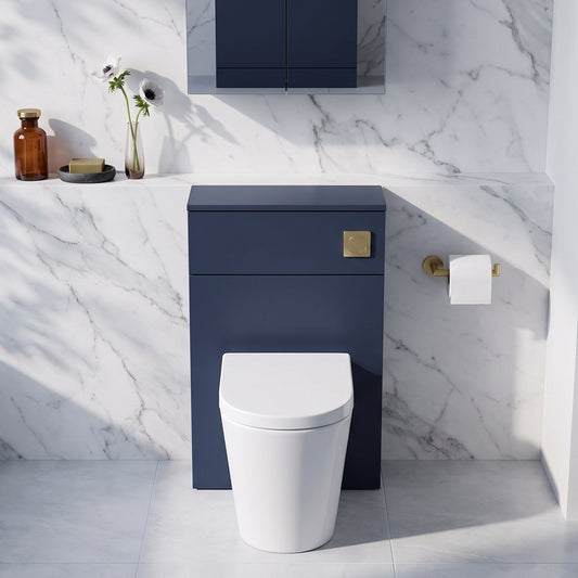 Fairford Aspri 500mm Midnight Blue WC Unit