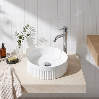 360 x 360mm Fluted  Round Vessel