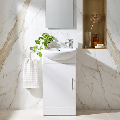 Fairford Opto 420mm Cabinet and Basin - 290mm Deep