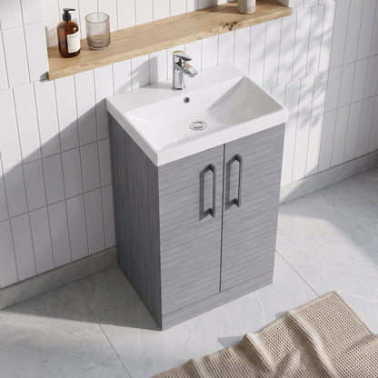 Fairford Aspri 2 500mm Anthracite Floor Standing Vanity Unit