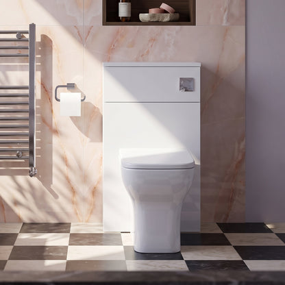 Fairford Aspri 2 500mm Gloss White WC Unit