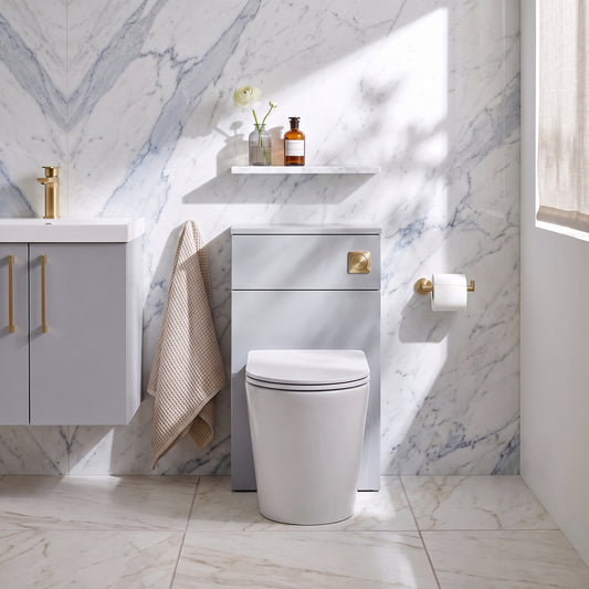 Fairford Aspri Satin Grey 500mm WC Unit