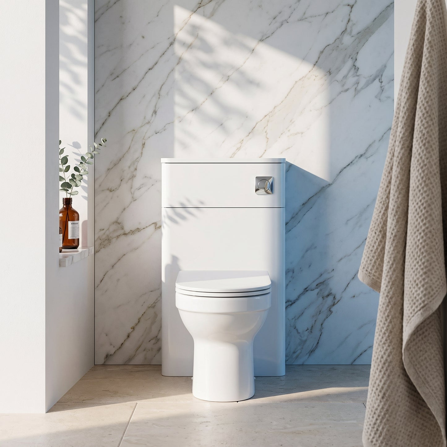 Fairford Crayo 500mm Gloss White WC Unit