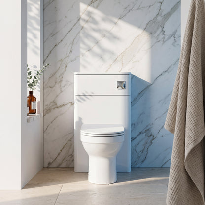 Fairford Crayo 500mm Gloss White WC Unit