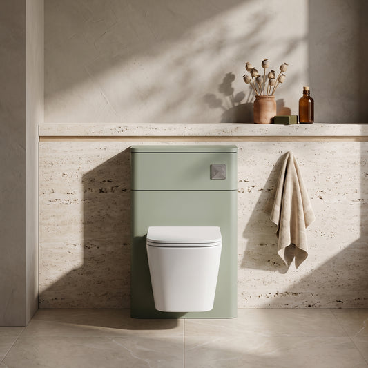 Fairford Crayo Satin Green 500mm WC Unit