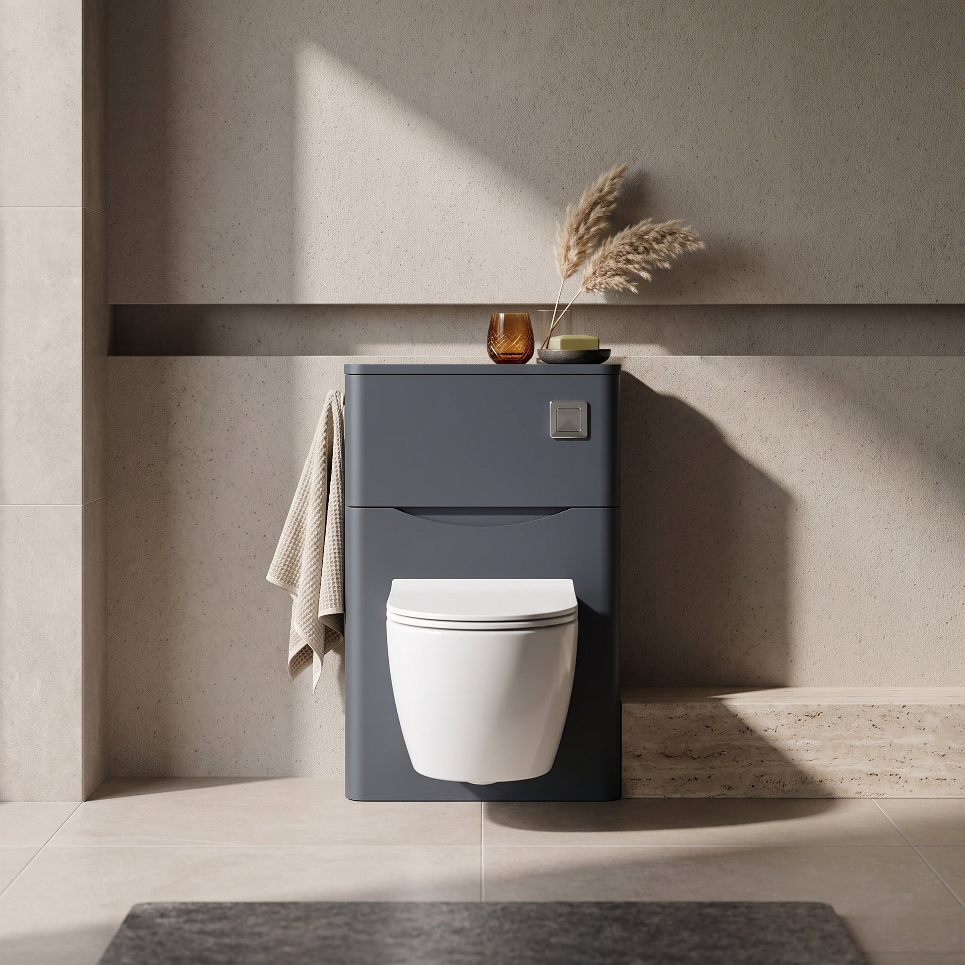 Fairford Eclipse 550mm Satin Anthracite WC Unit