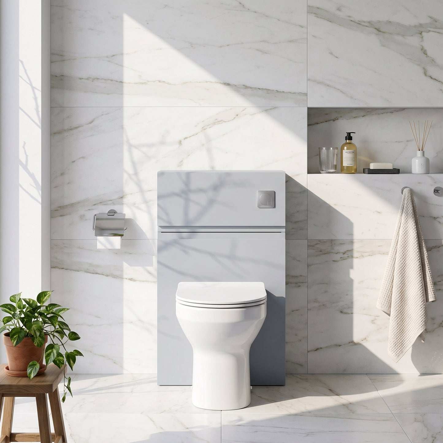 Fairford Finesse 500mm Satin Grey WC Unit