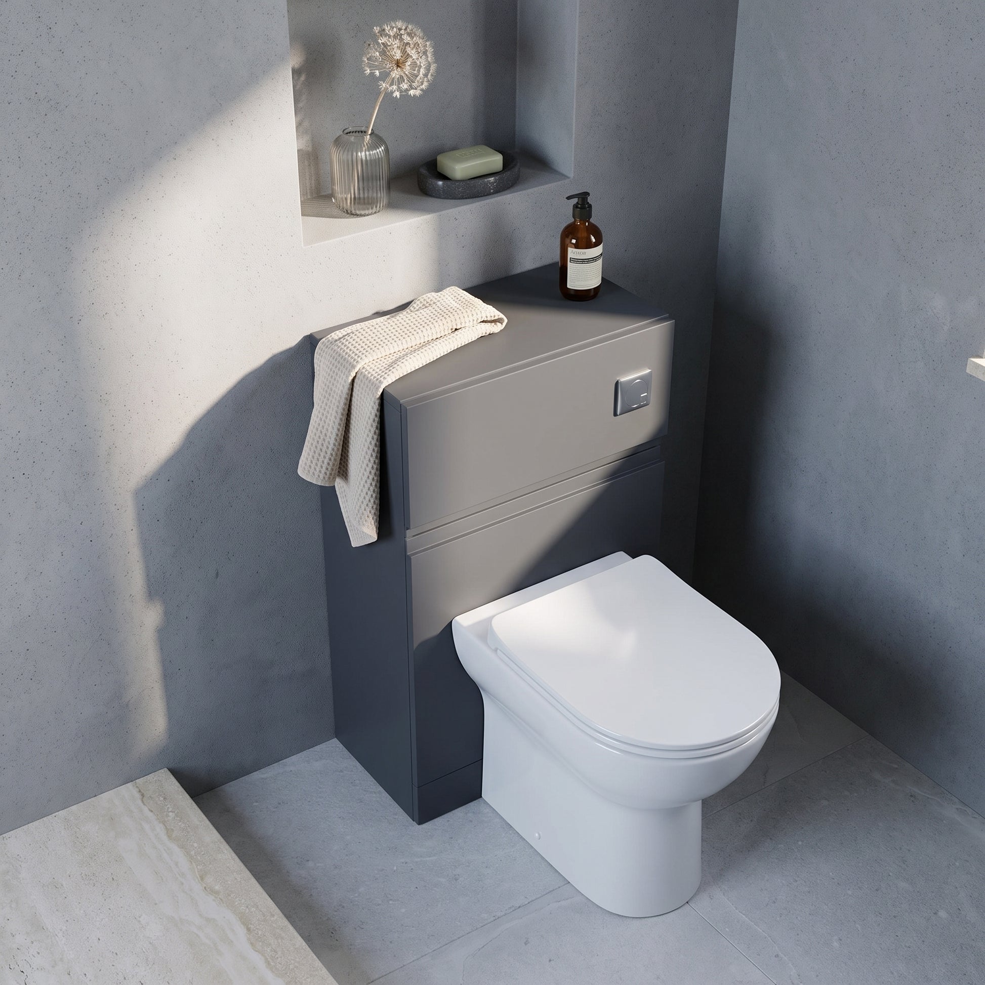Fairford Finesse 500mm Soft Black WC Unit