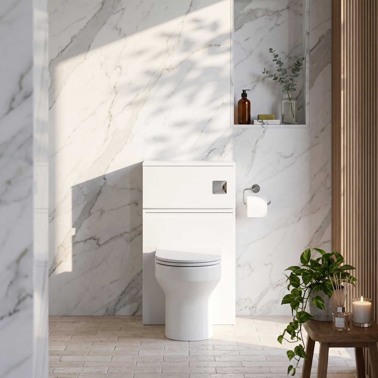 Fairford Finesse 500mm Satin White WC Unit