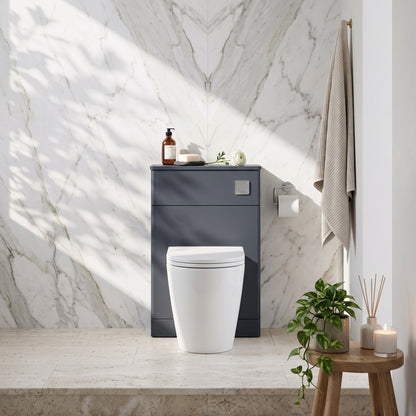 Fairford Laurel 500mm Satin Anthracite WC Unit