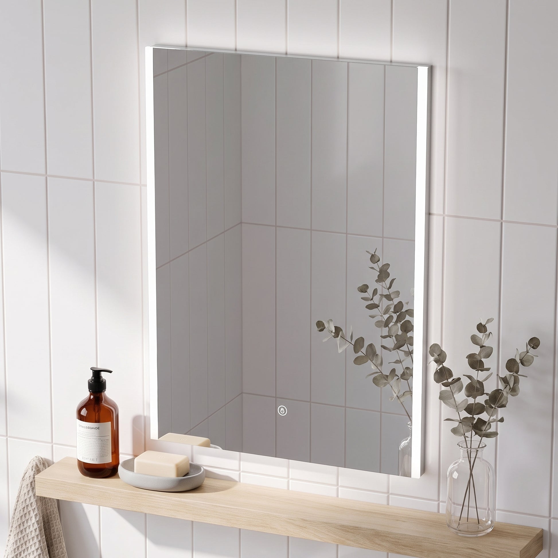 Fairford Ansel 500 x 700mm LED Touch Sensor Mirror