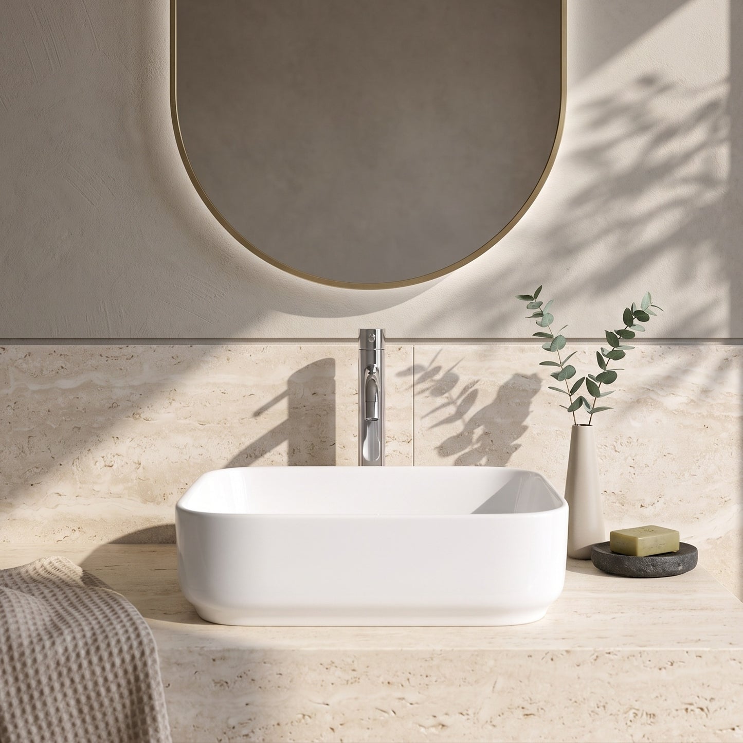 Fairford Finesse 0TH, 365 x 365 x 120mm Square Vessel