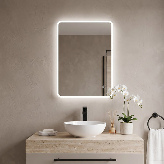 Fairford Lumi 500 x 700mm LED Touch Sensor Mirror