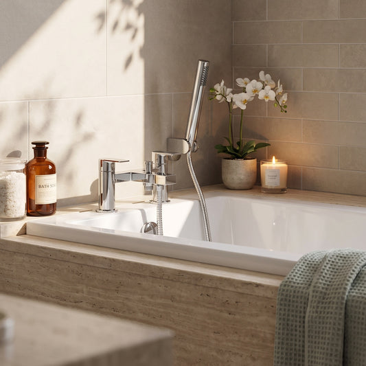 Fairford Loft Chrome Bath Shower Mixer