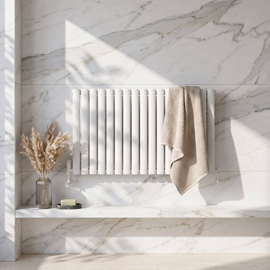 Fairford Apex White Designer Radiator 600mm X 1121mm