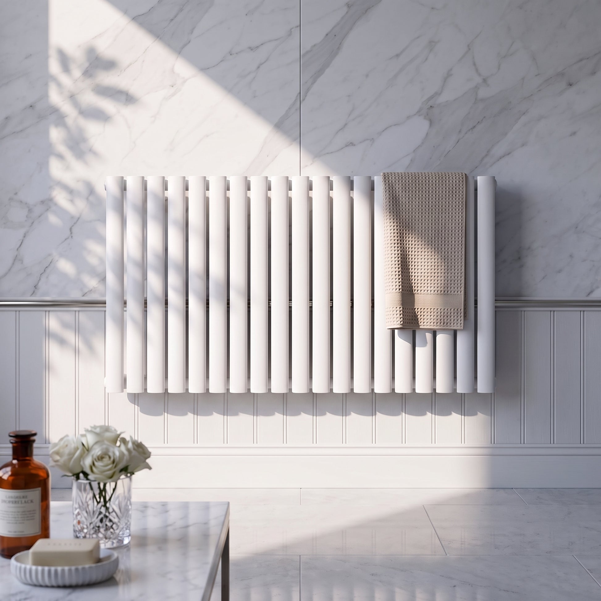 Fairford Apex White Designer Radiator 600mm X 1121mm