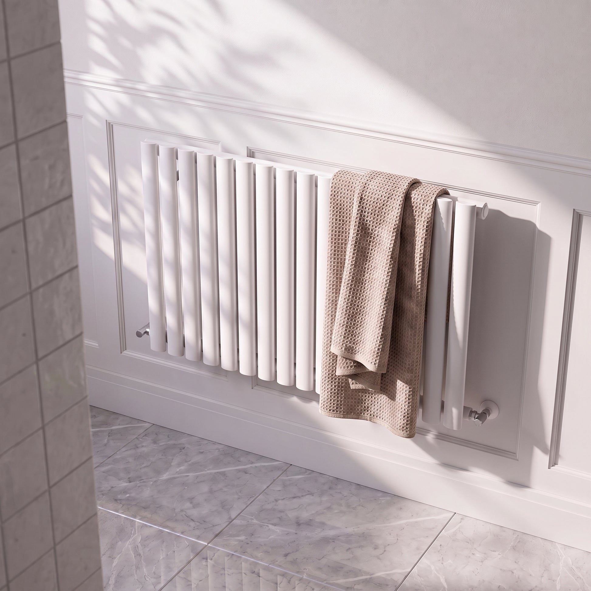 Fairford Apex White Designer Radiator 600mm X 1121mm