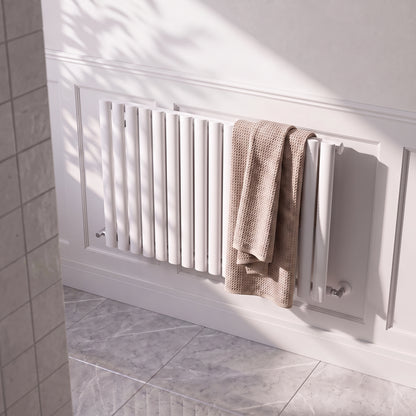Fairford Apex White Designer Radiator 600mm X 1121mm