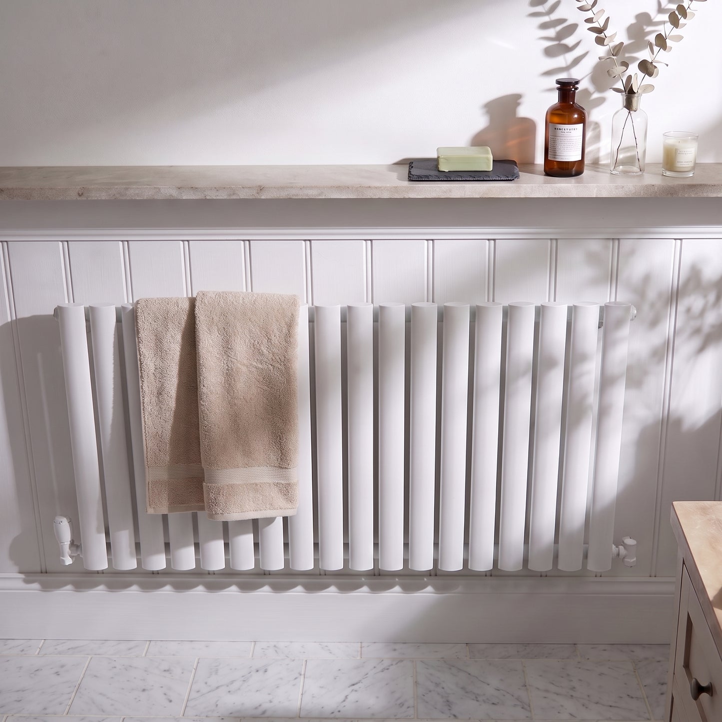 Fairford Apex White Designer Radiator 600mm X 1121mm