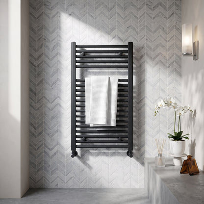 Fairford Strive Towel Radiator - 800mm X 400mm - Black