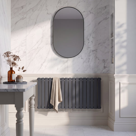 Fairford Bravo Anthracite Double Designer Radiator 600mm X 1158mm