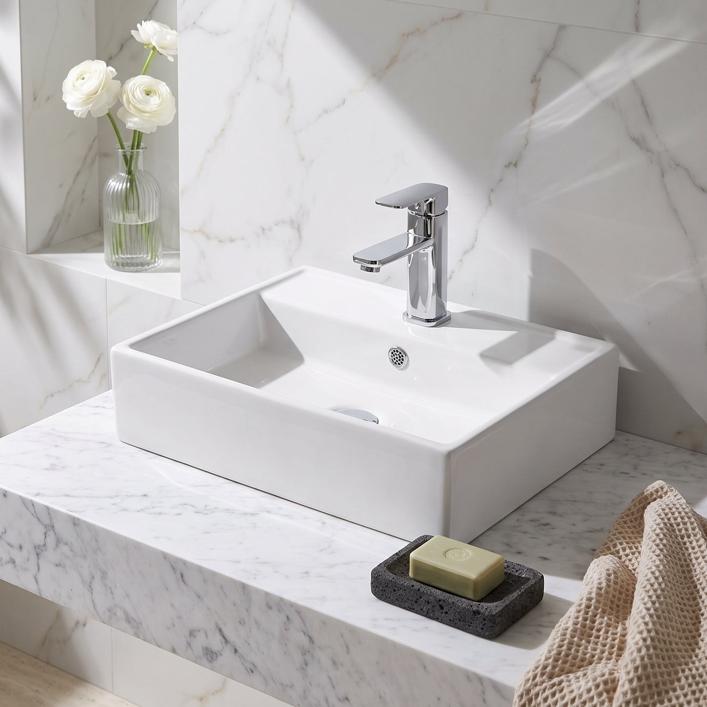 Fairford Finesse 1TH, 500 x 350 x 120mm Rectangular Vessel