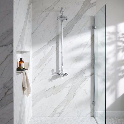 Fairford Caris Chrome Exposed Shower Kit