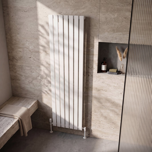 Fairford Bravo White Designer Radiator 1600mm X 544mm