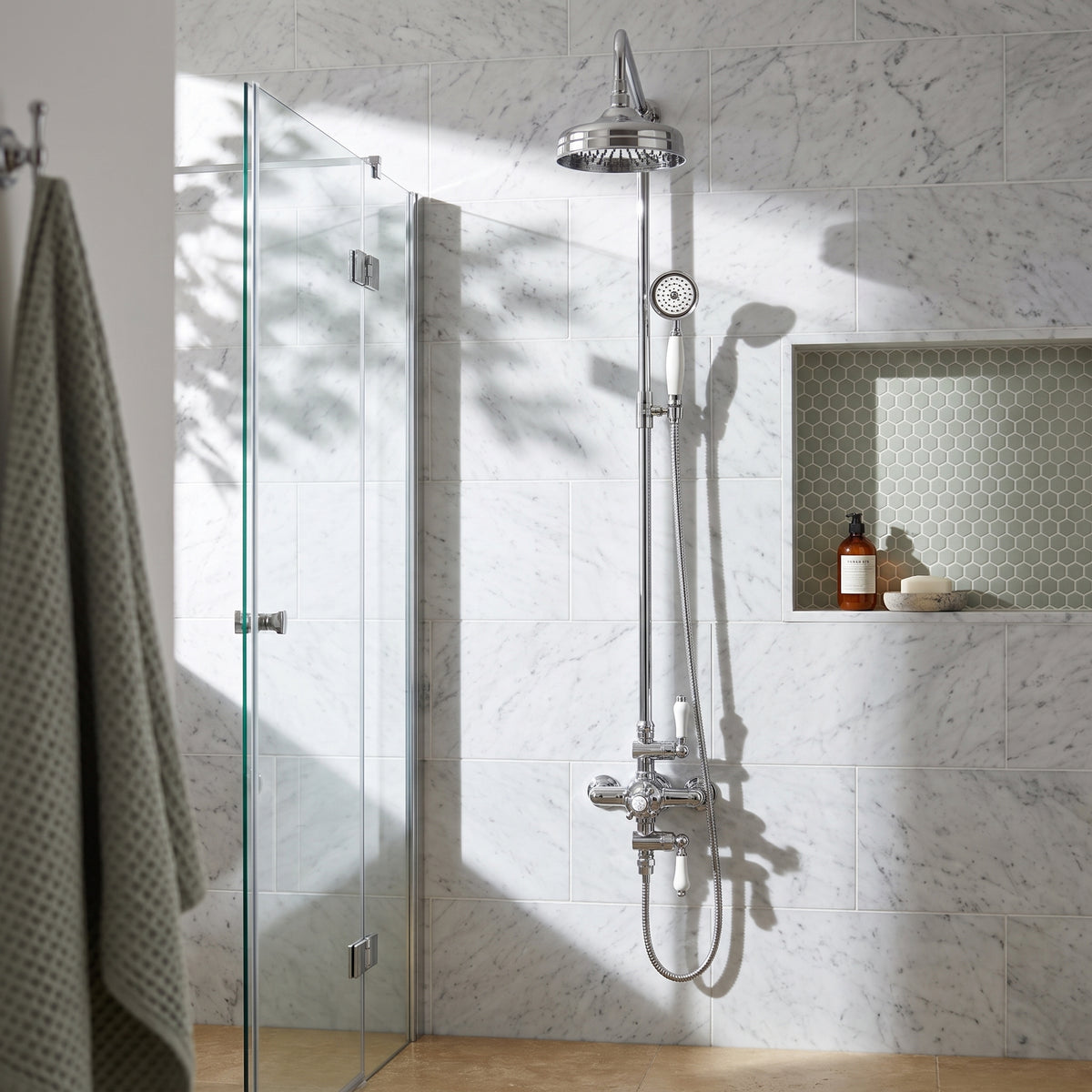 Fairford Winchester Exposed Traditional Dual Outlet Shower Kit