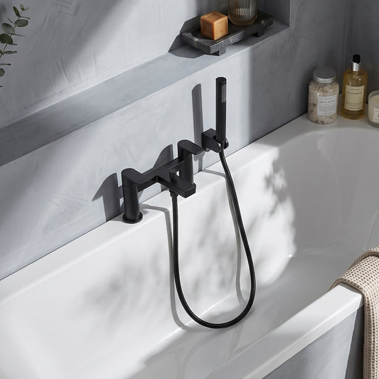 Fairford Loft Matt Black Bath Shower Mixer