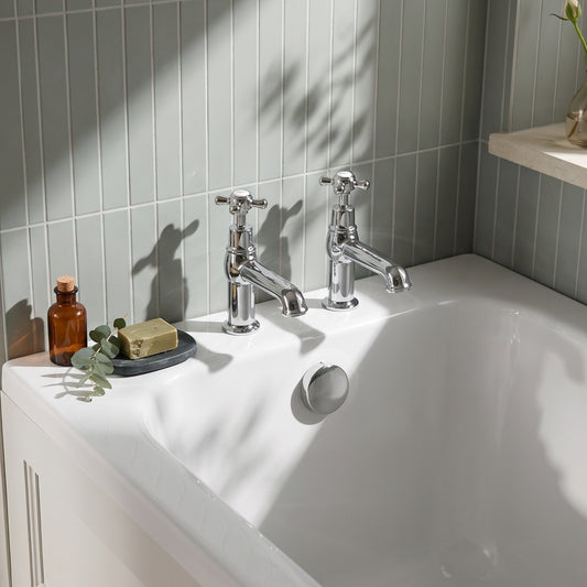 Fairford Harrow Bath Pillar Taps