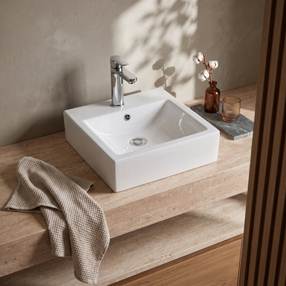 Fairford 470mm Square Ceramic Counter Top Vessel