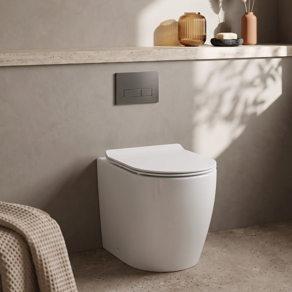 Fairford Handel Pro Rimless Comfort Height BTW WC
