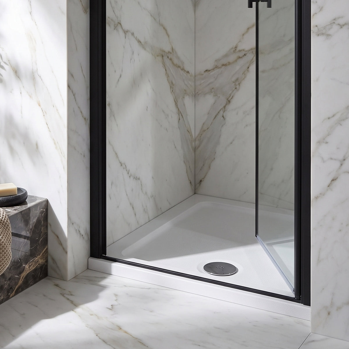 Fairford 1000 x 1000mm Antislip Square Shower Tray