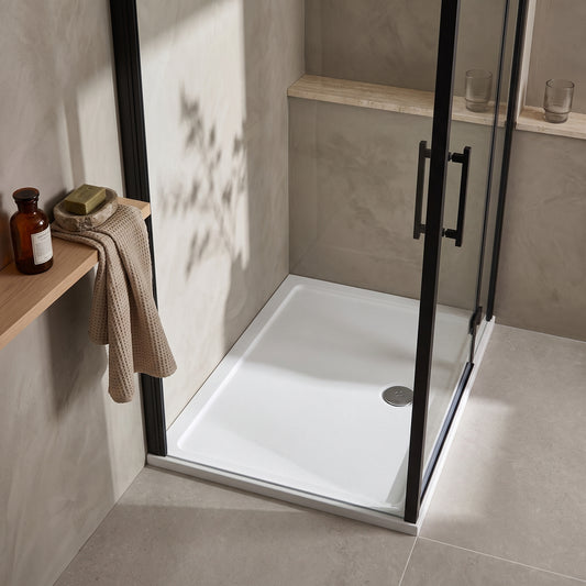Fairford 1000 x 700mm Antislip Rectangular Shower Tray