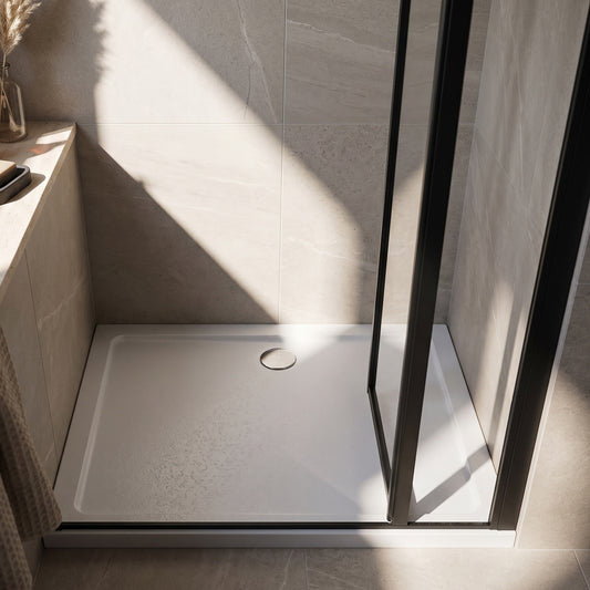 Fairford 1100 x 700mm Antislip Rectangular Shower Tray