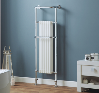 Fairford Cambridge 1510 x 510mm Chrome Towel Rail