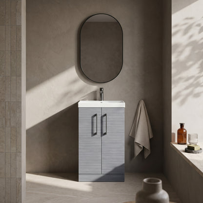 Fairford Aspri 2 500mm Anthracite Floor Standing Vanity Unit