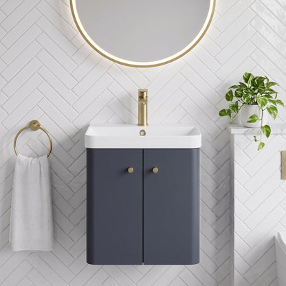 Fairford Crayo 500mm Soft Black Wall Hung Vanity Unit