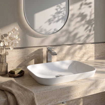 Fairford Finesse 0TH, 520 x 340 x 152mm Rectangular Vessel, Semi-Recessed