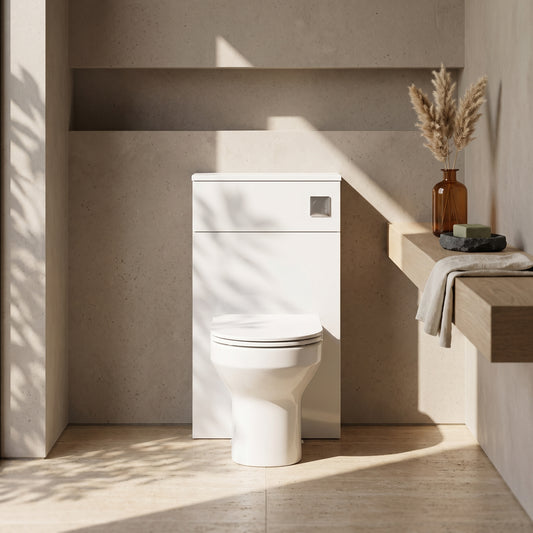 Fairford Carnation 500mm Gloss White WC Unit