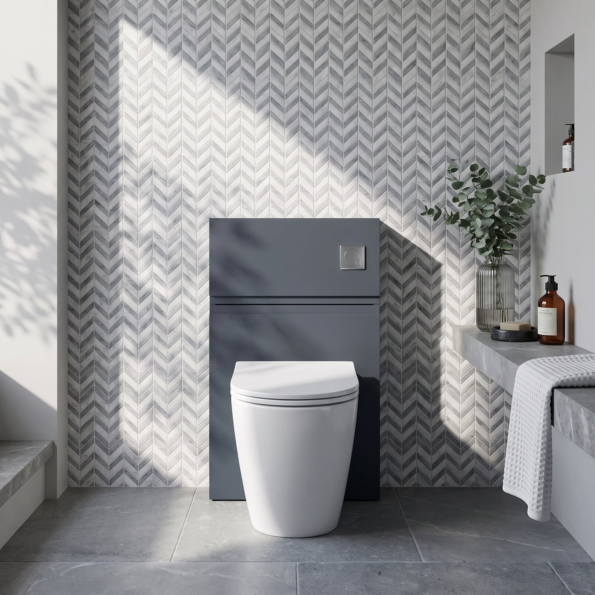 Fairford Finesse 500mm Soft Black WC Unit