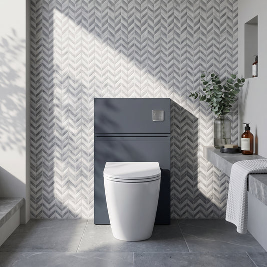 Fairford Finesse 500mm Soft Black WC Unit